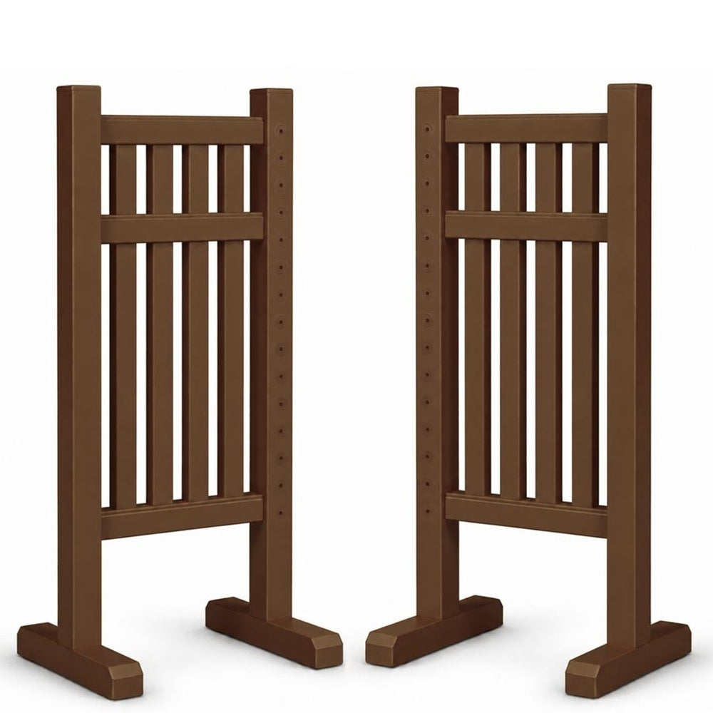 Burlingham Sports Vertical Slat Solid Color 5 Ft Jump Standards