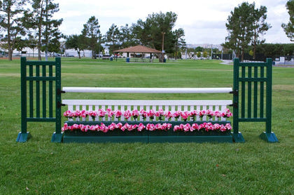 Burlingham Sports Vertical Slat Solid Color 5 Ft Jump Standards