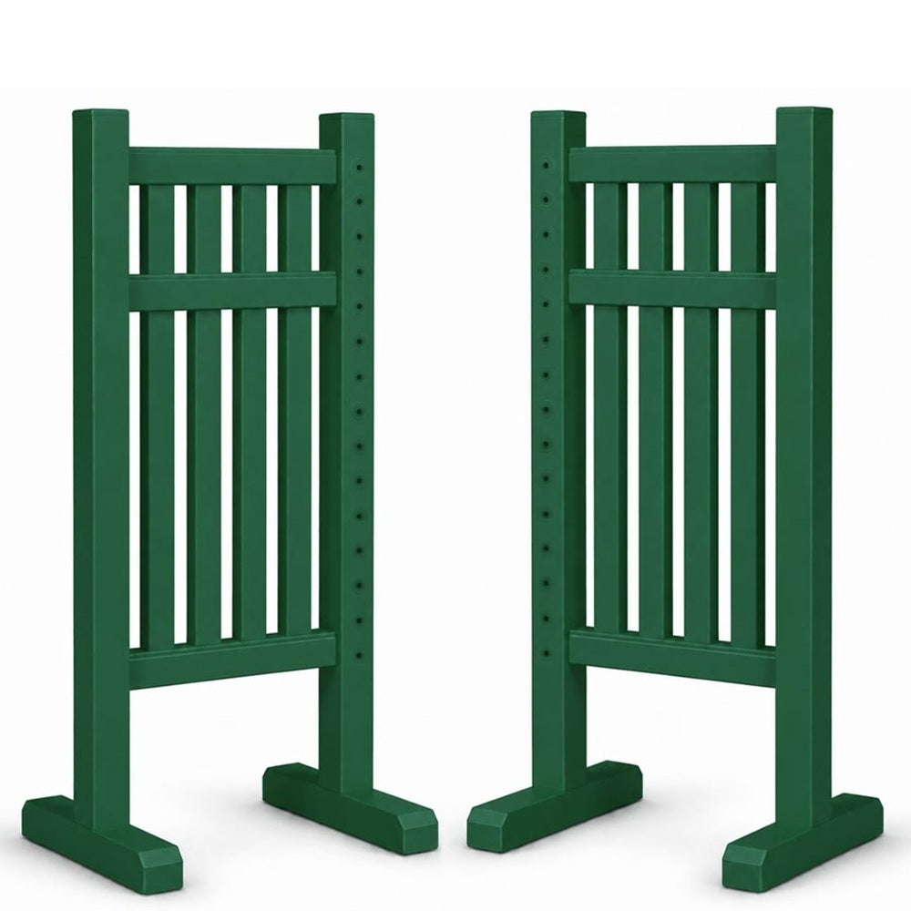 Burlingham Sports Vertical Slat Solid Color 5 Ft Jump Standards