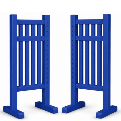 Burlingham Sports Vertical Slat Solid Color 5 Ft Jump Standards