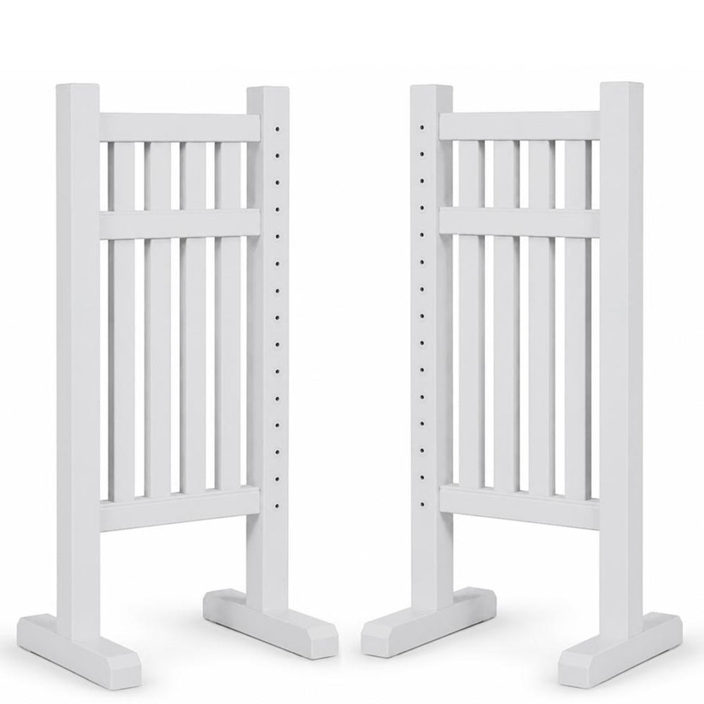 Burlingham Sports Vertical Slat Solid Color 5 Ft Jump Standards