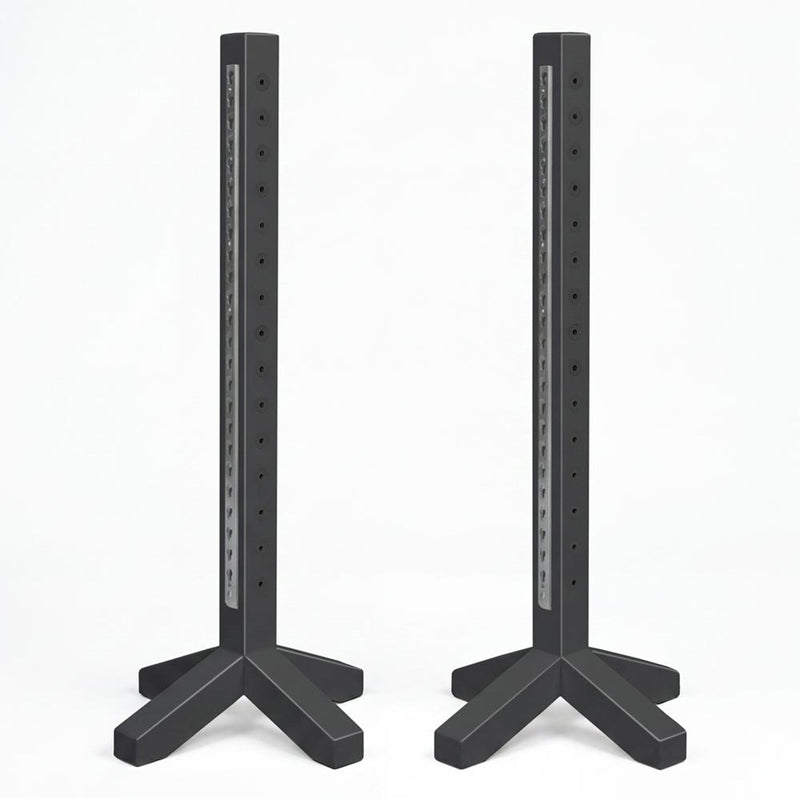 Burlingham Sports Schooling Standards 6 Ft - Metal Keyhole Tracks