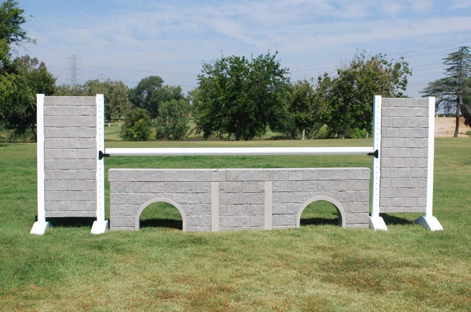 Burlingham Sports Stone Culvert Wall - Set of 2