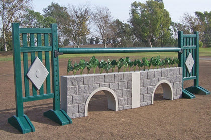 Burlingham Sports Stone Culvert Wall - Set of 2
