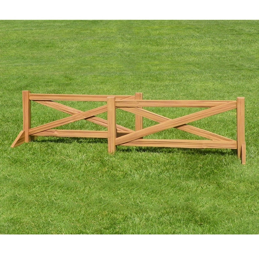 Burlingham Sports Faux Wood Split Rail Fence