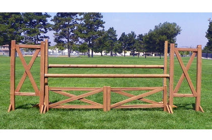 Burlingham Sports Faux Wood Split Rail Fence