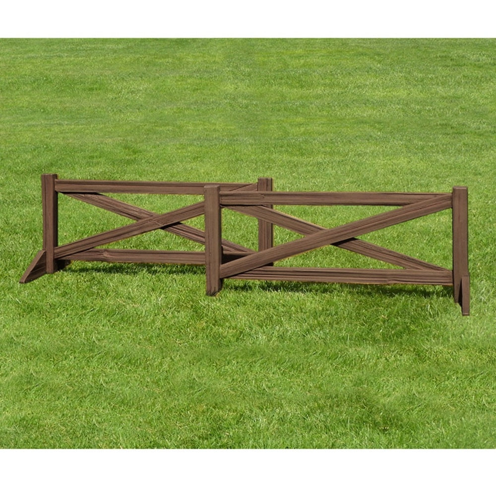 Burlingham Sports Faux Wood Split Rail Fence