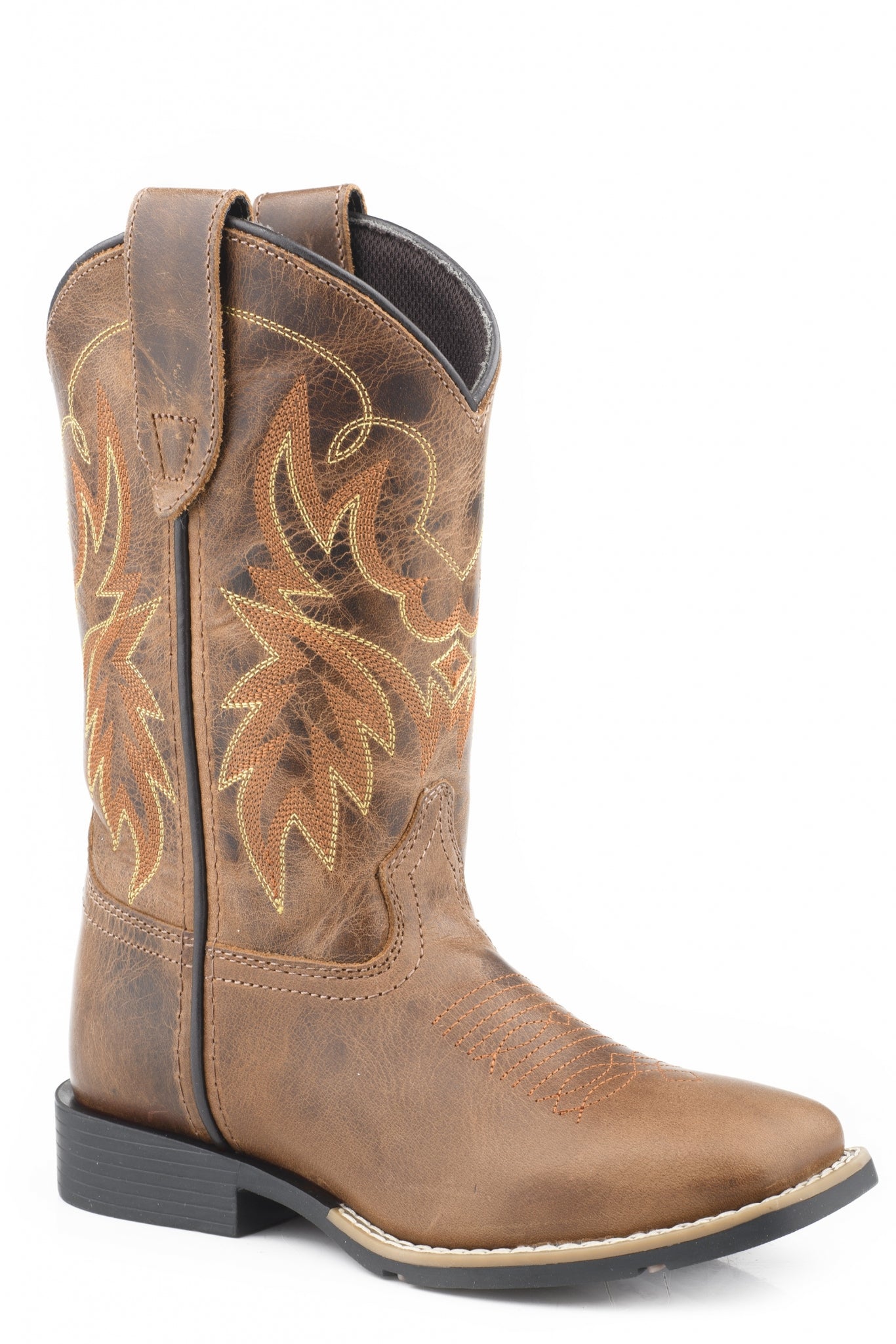 Roper Little Boys Leather Upper Western Boots