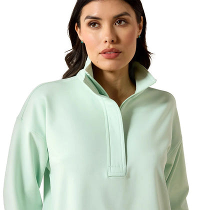 Ariat Ladies Breeze Logo 1/2 Zip Sweatshirt