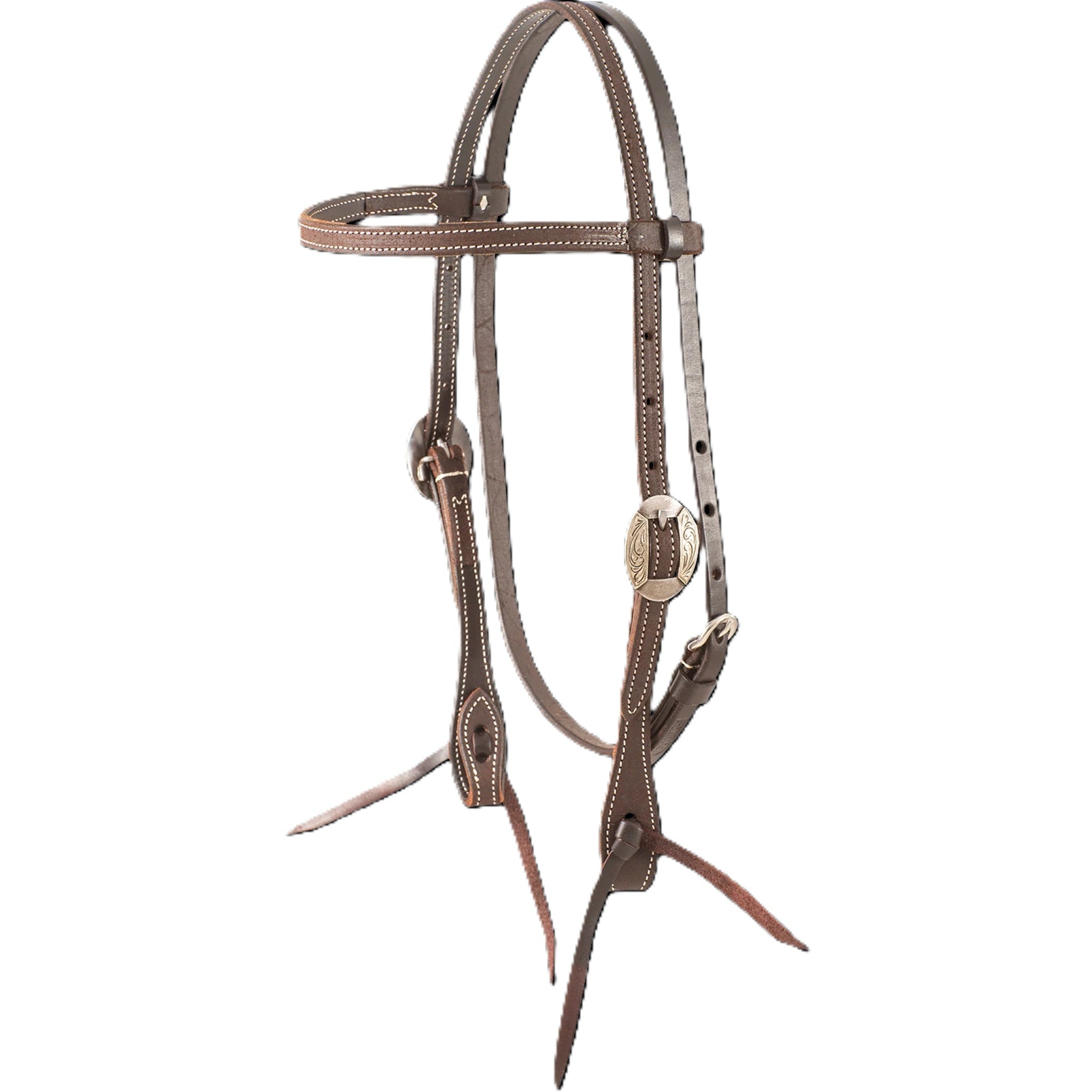 Martin Saddlery 5/8" Browband Headstall with Canyon Buckle and Latigo Ties