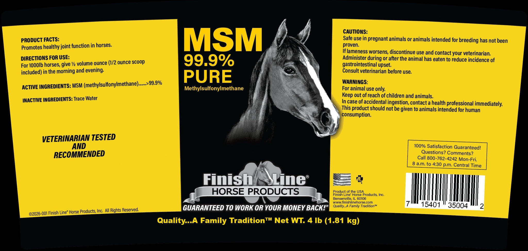 Finish Line MSM Supplement