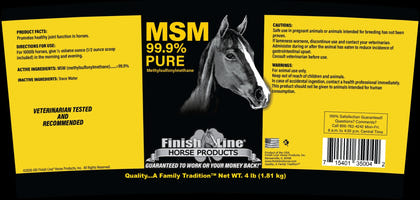 Finish Line MSM Supplement