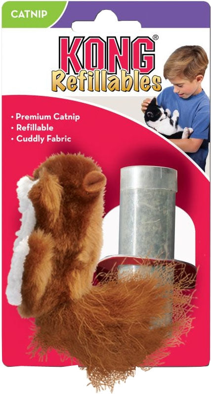 KONG Refillable Squirrel Cat Toy