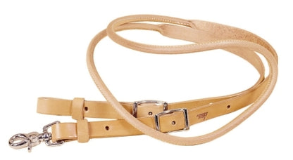 Tory Harness Leather Rolled Hand Roping Rein