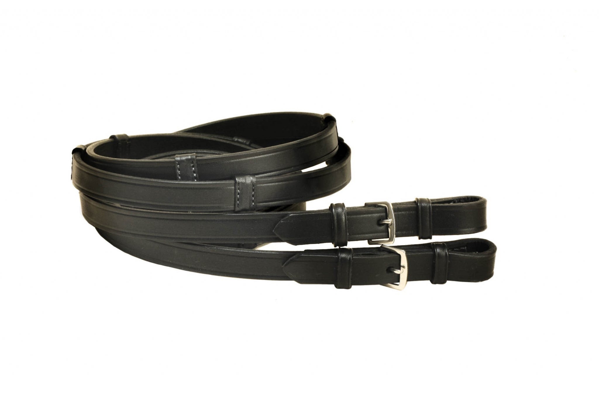 Reins with Buckle Ends And Stops 3/4in x 60in Brn