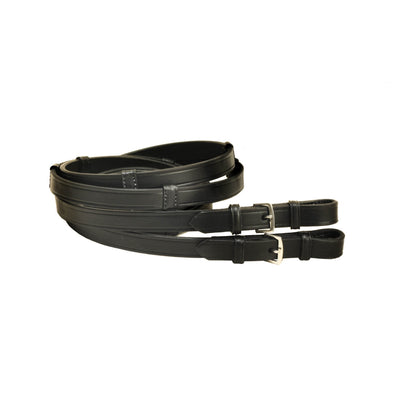 Reins with Buckle Ends And Stops 3/4in x 60in Brn