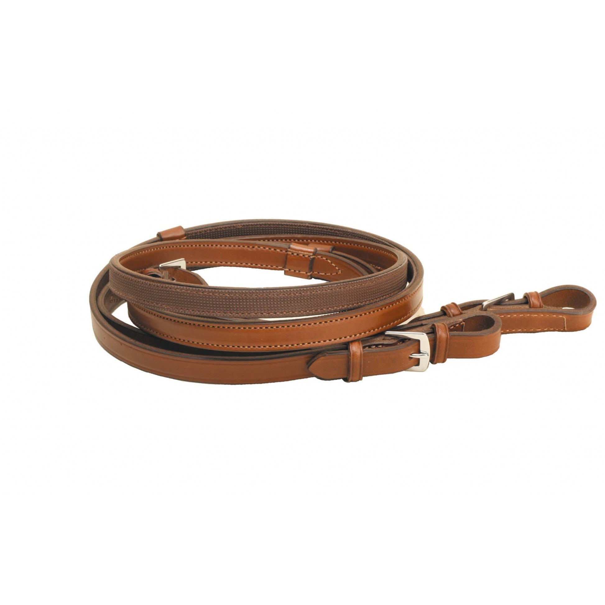 Tory English Reins with Rubber Inside Grip 5/8x54 Brn
