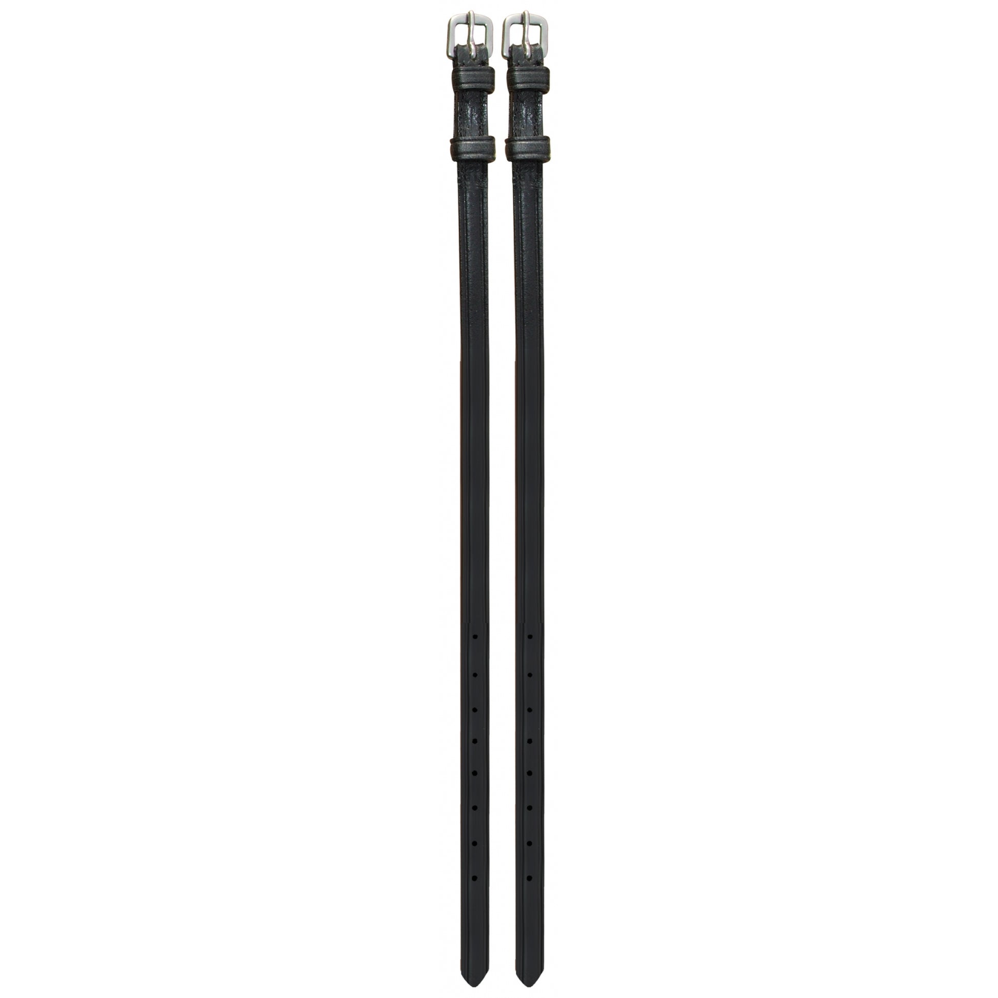 Perris Spur Straps With Keepers Adult Bk/Wh
