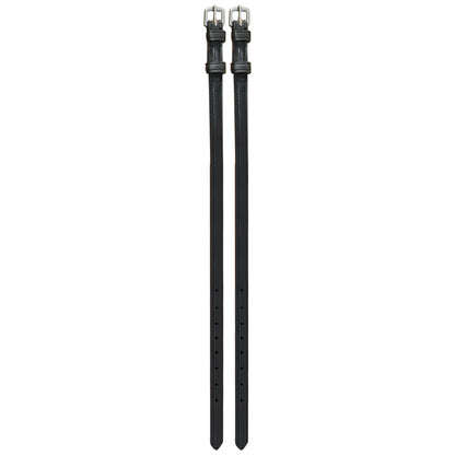 Perris Spur Straps With Keepers Adult Bk/Wh