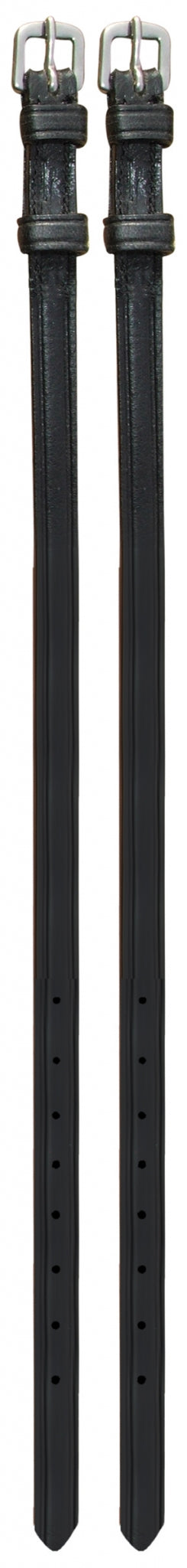 Perris Spur Straps With Keepers Adult Bk/Wh