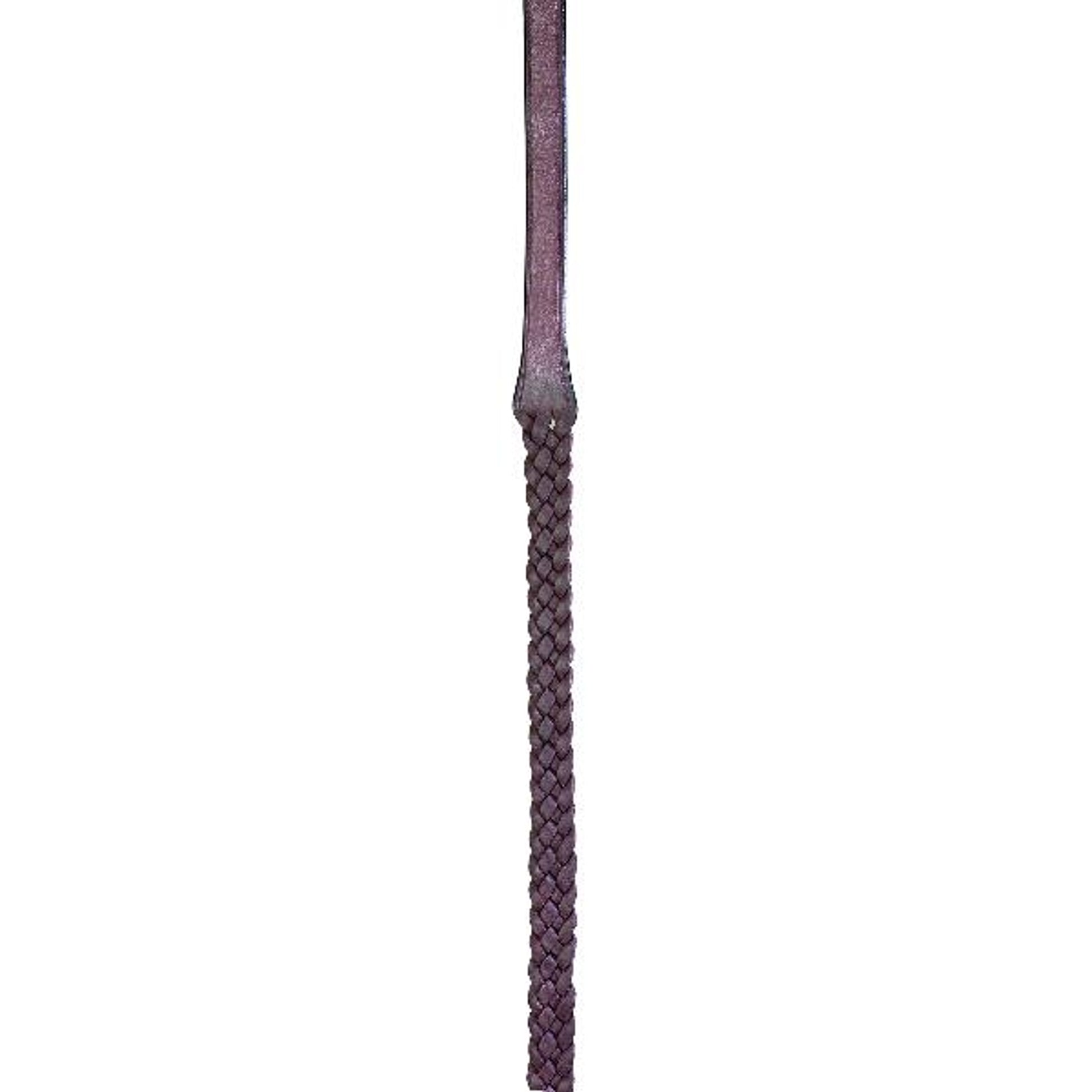 Perris Braided Leather Reins 54 Havana