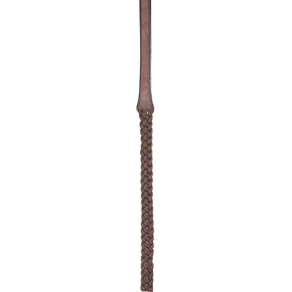 Perris Braided Leather Reins 54 Havana