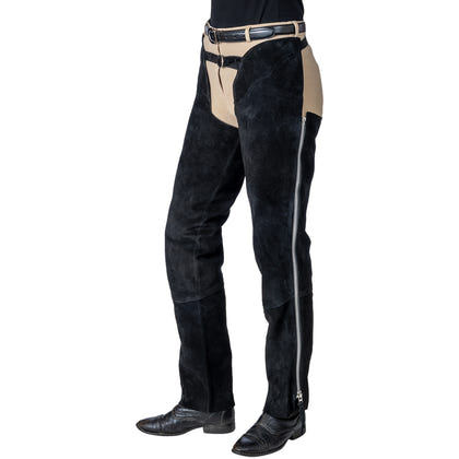 Tough1 Suede Leather Schooling Chaps