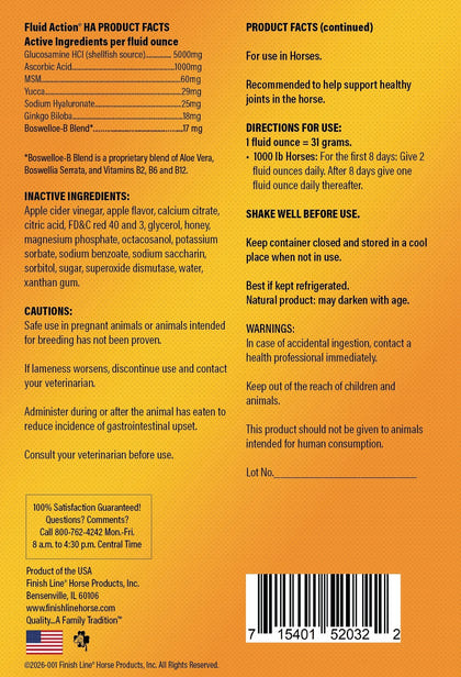 Fluid Action HA Liquid Joint Therapy
