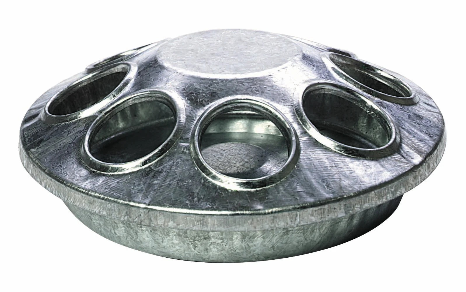 Galvanized Round Feeder 6 In