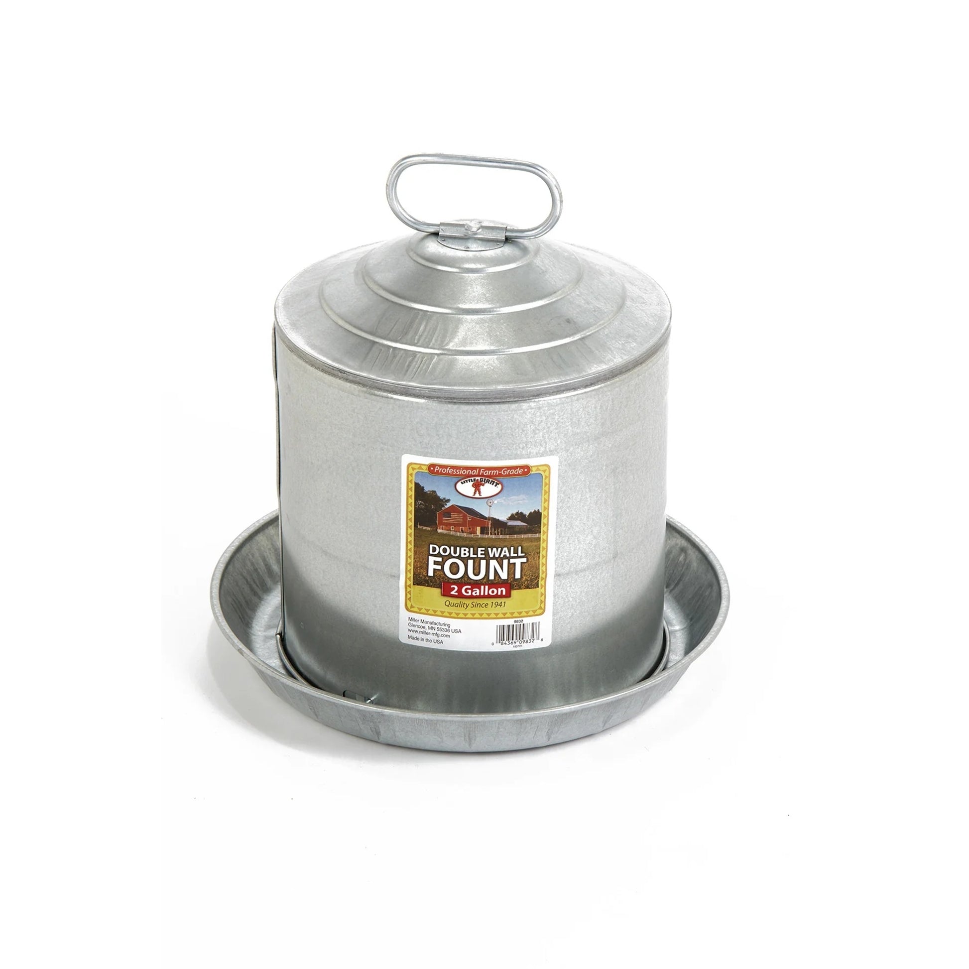 Galvanized Double Wall Founts
