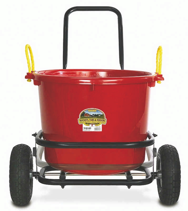 Little Giant 2-Wheel Muck Cart Pneumatic Tires