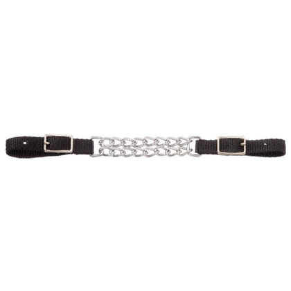 Western Poly Curb Strap Black