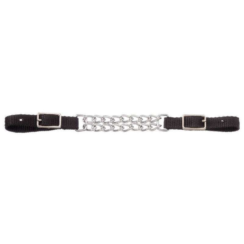 Western Poly Curb Strap Black