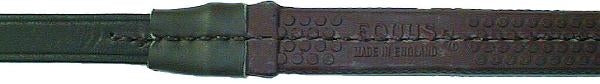 Nunn Rubber Reins 5/8 5/8x24FinePimple Blk/Znc