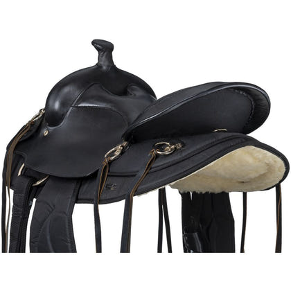 King Series Synthetic Gaited Round Skirt Trail Saddle