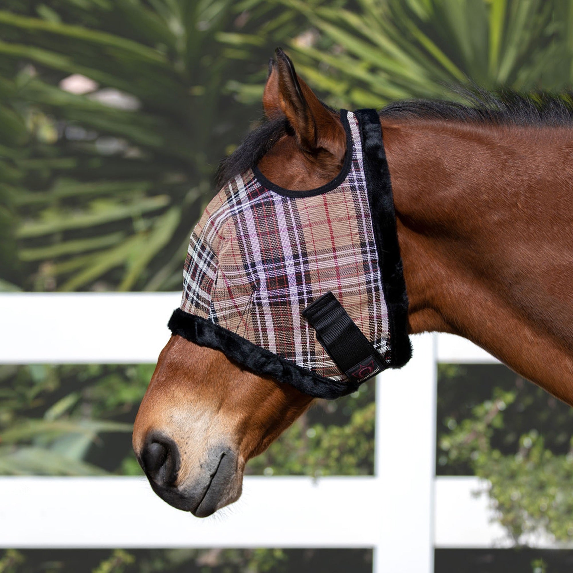 Kensington Fly Mask with Fleece Trim
