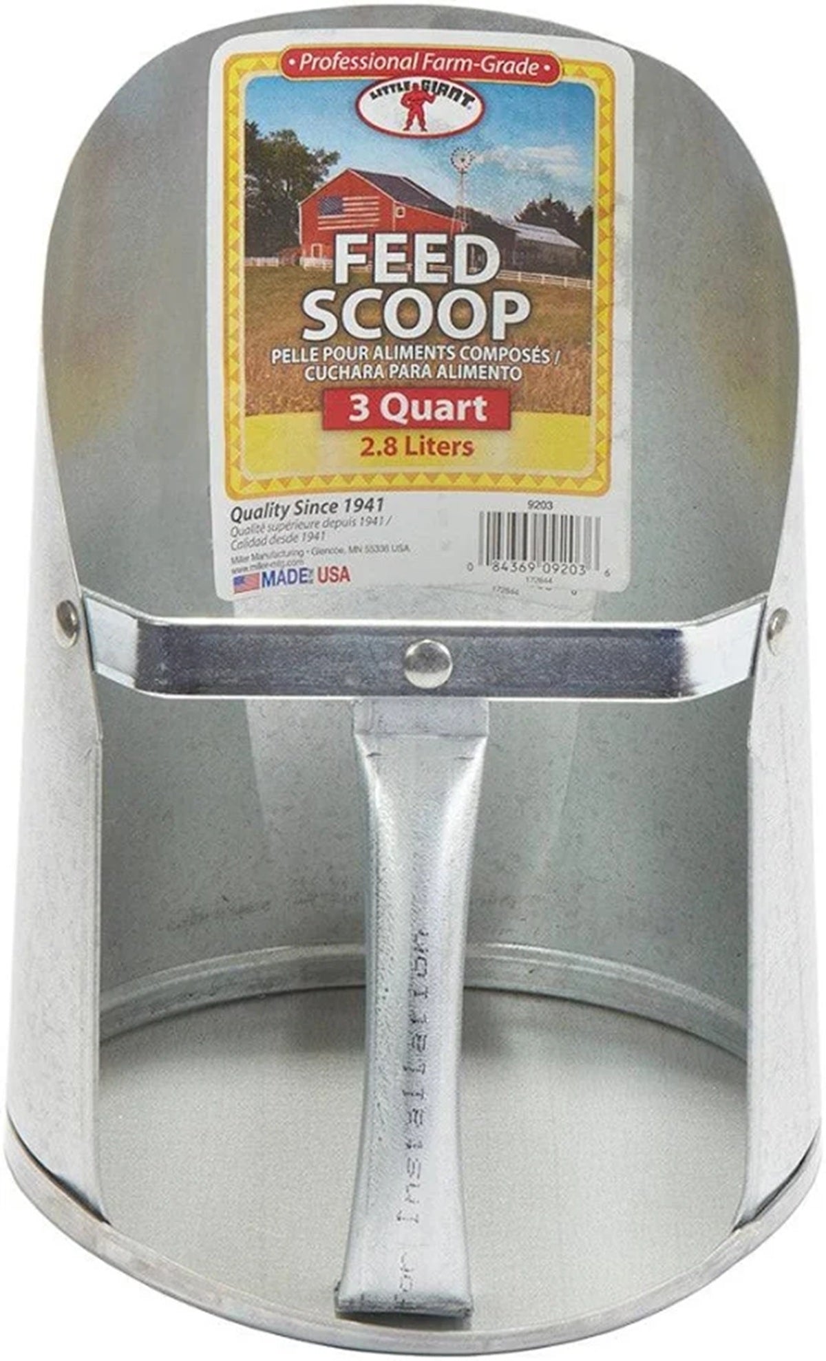 Galvanized Feed Scoop