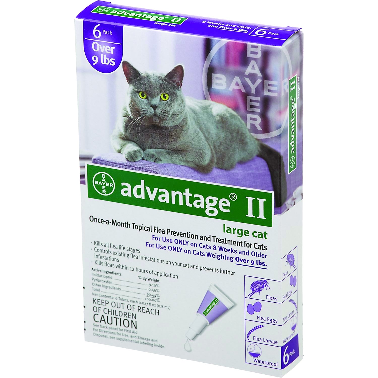 Advantage II for Cats 4-Month Supply