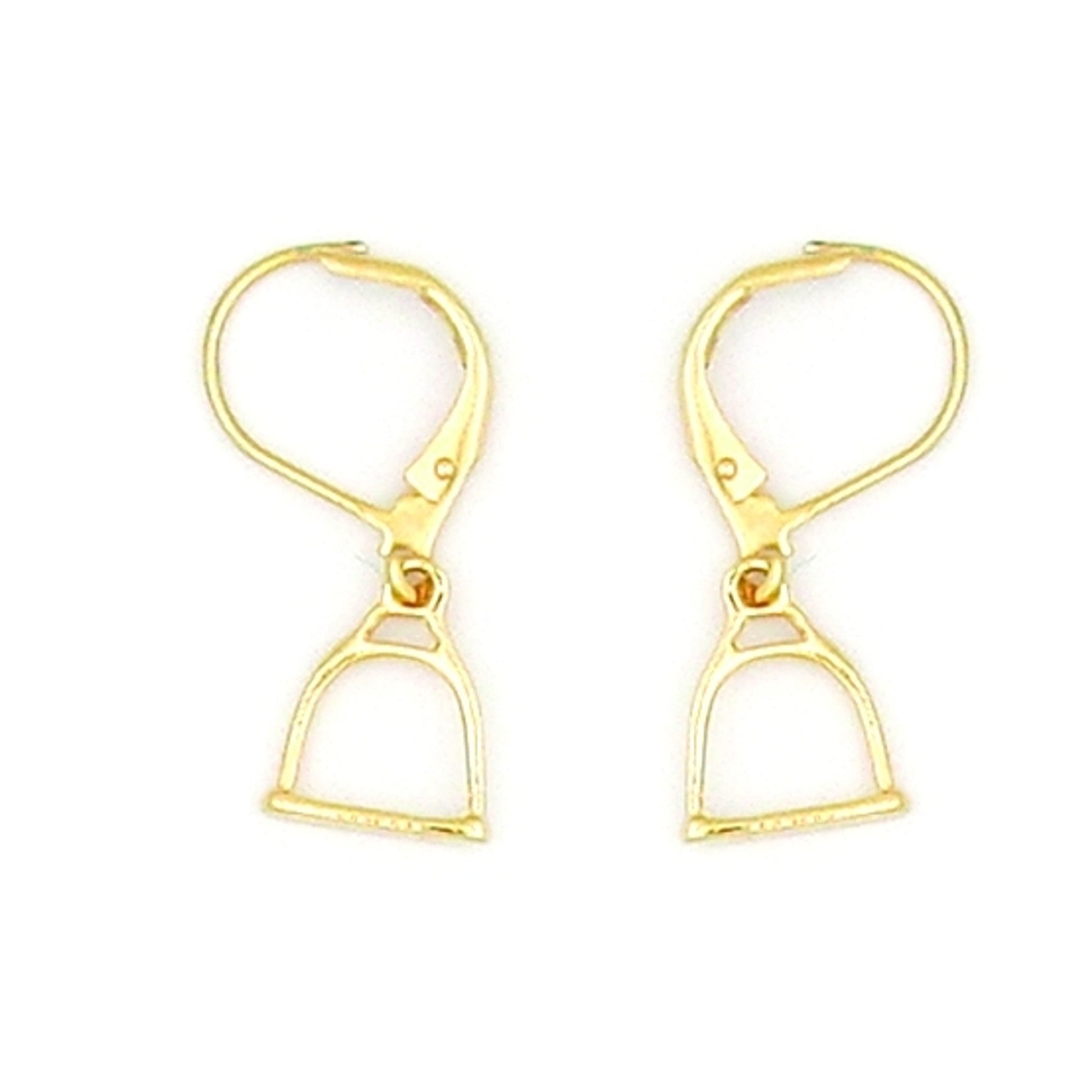 Finishing Touch Rearing Stirrup Earrings