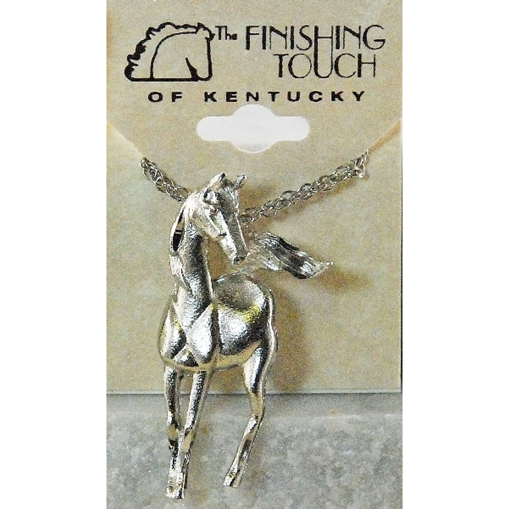 Finishing Touch Single Horse Necklace