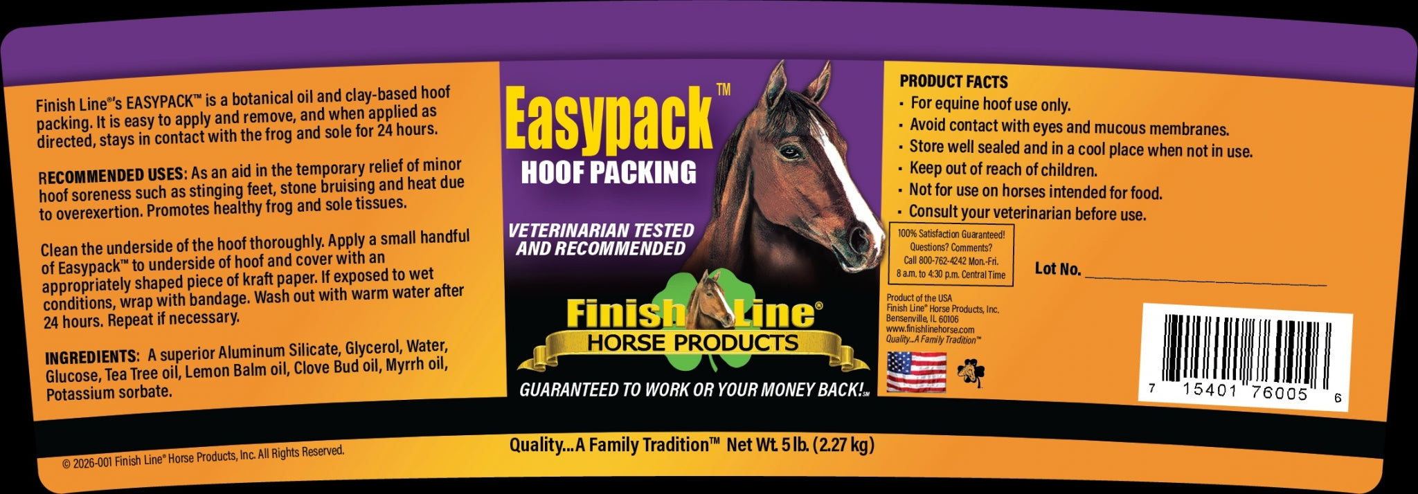Finish Line Easypack Hoof Packing