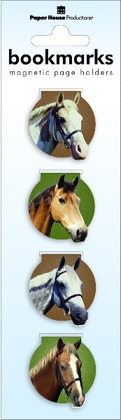 Magnetic Bookmarks - "Horses"