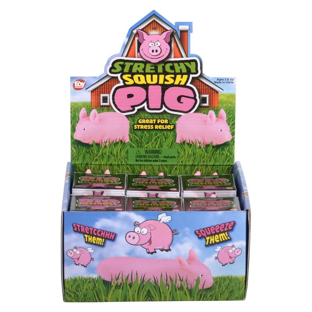 Stretch Squish Pig Fidget Toy