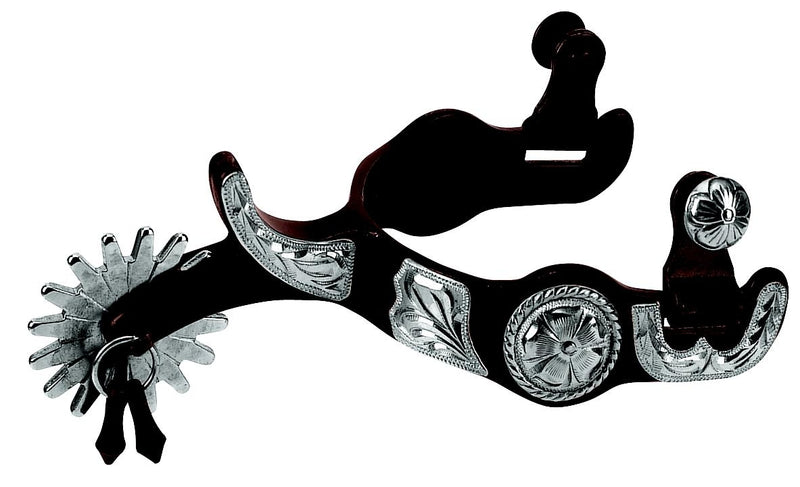 Weaver AT German Silver Concho Jingle Bob 16p Spur