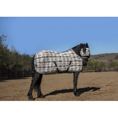 OPEN BOX - Kensington Surefit Textilene Protective Fly Sheet - 72" - Deluxe Red Plaid