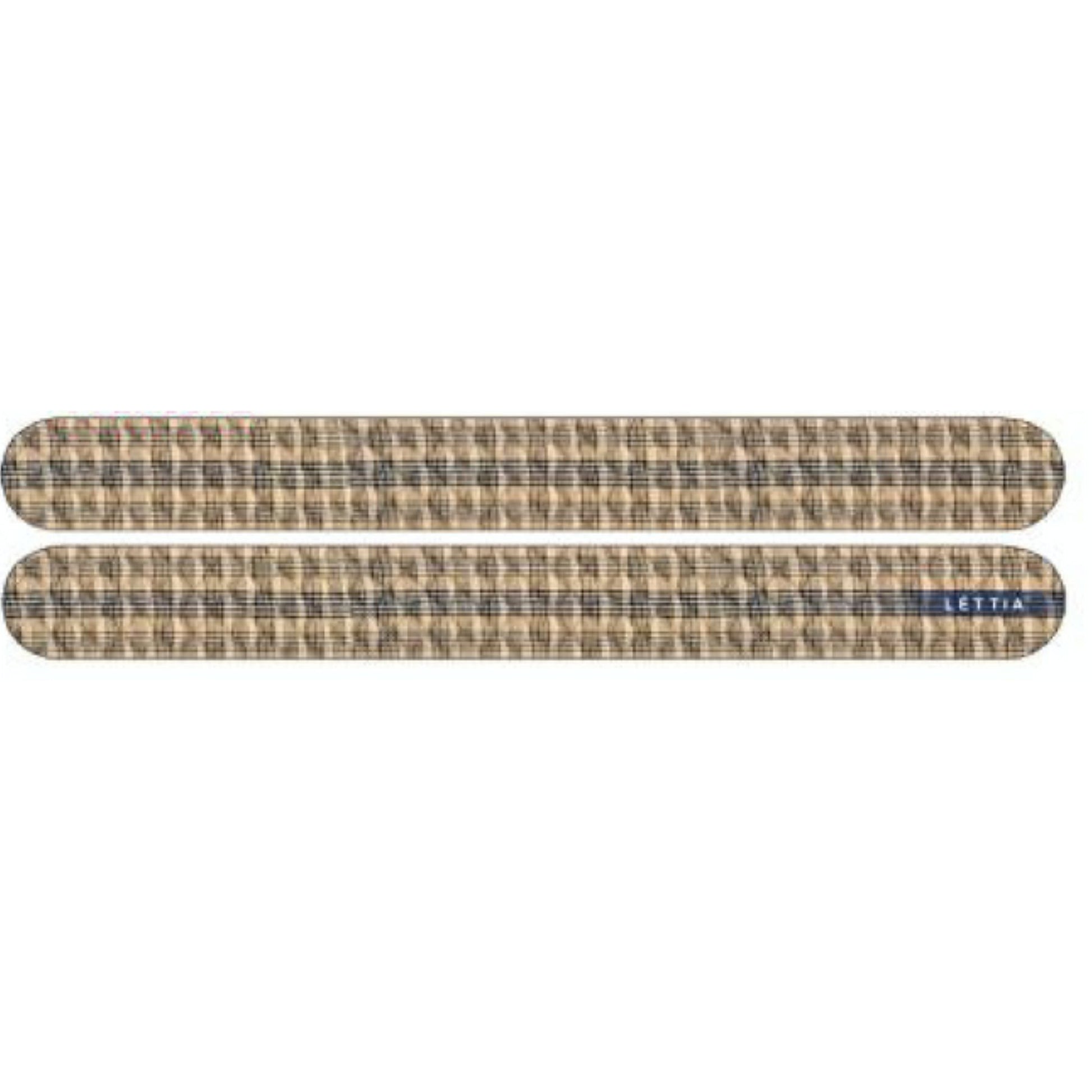 Lettia Collection Emery Board Baker Plaid