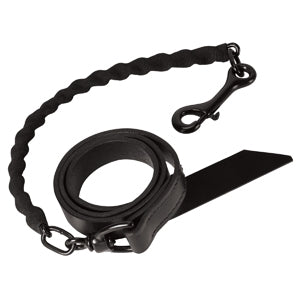 Brahma Webb Covered Chain Cattle Lead Brown