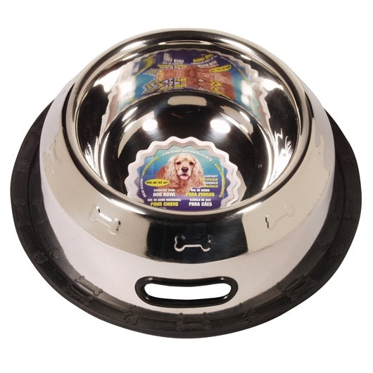 Dogit Stainless Steel Non Spill Spaniel Dog Dish