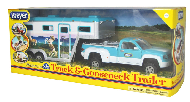Breyer Stablemates Pick-Up Truck & Gooseneck Trailer
