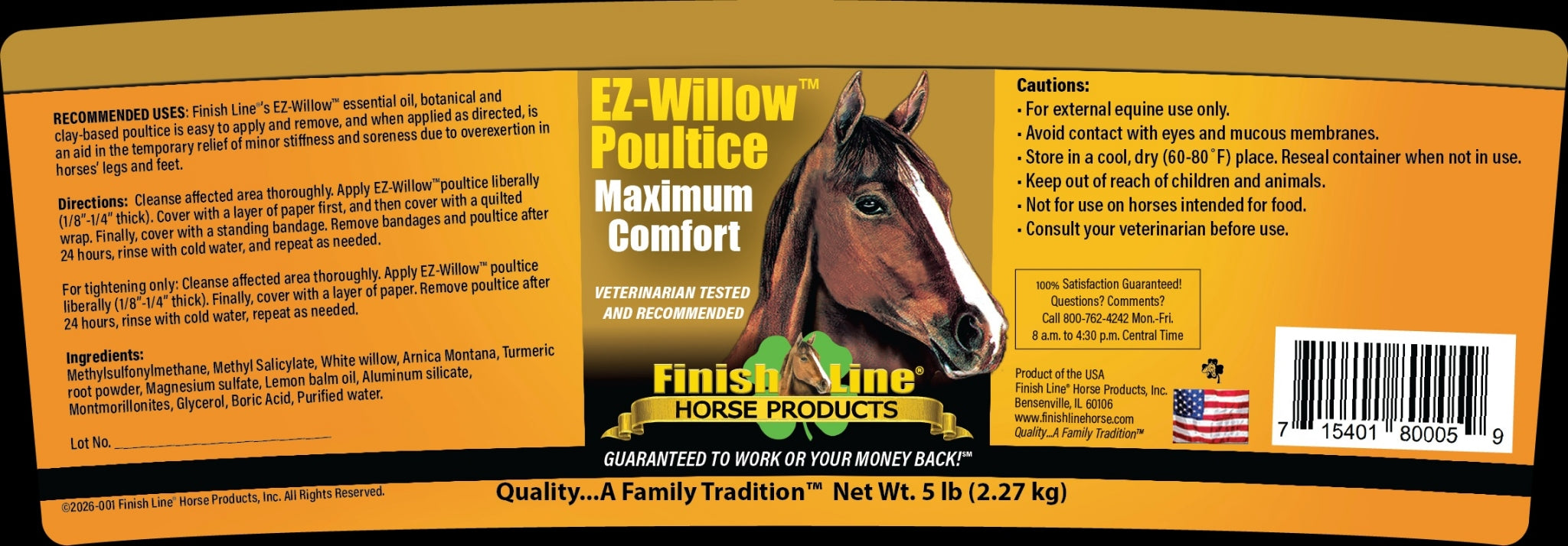 Finish Line EZ-Willow Poultice